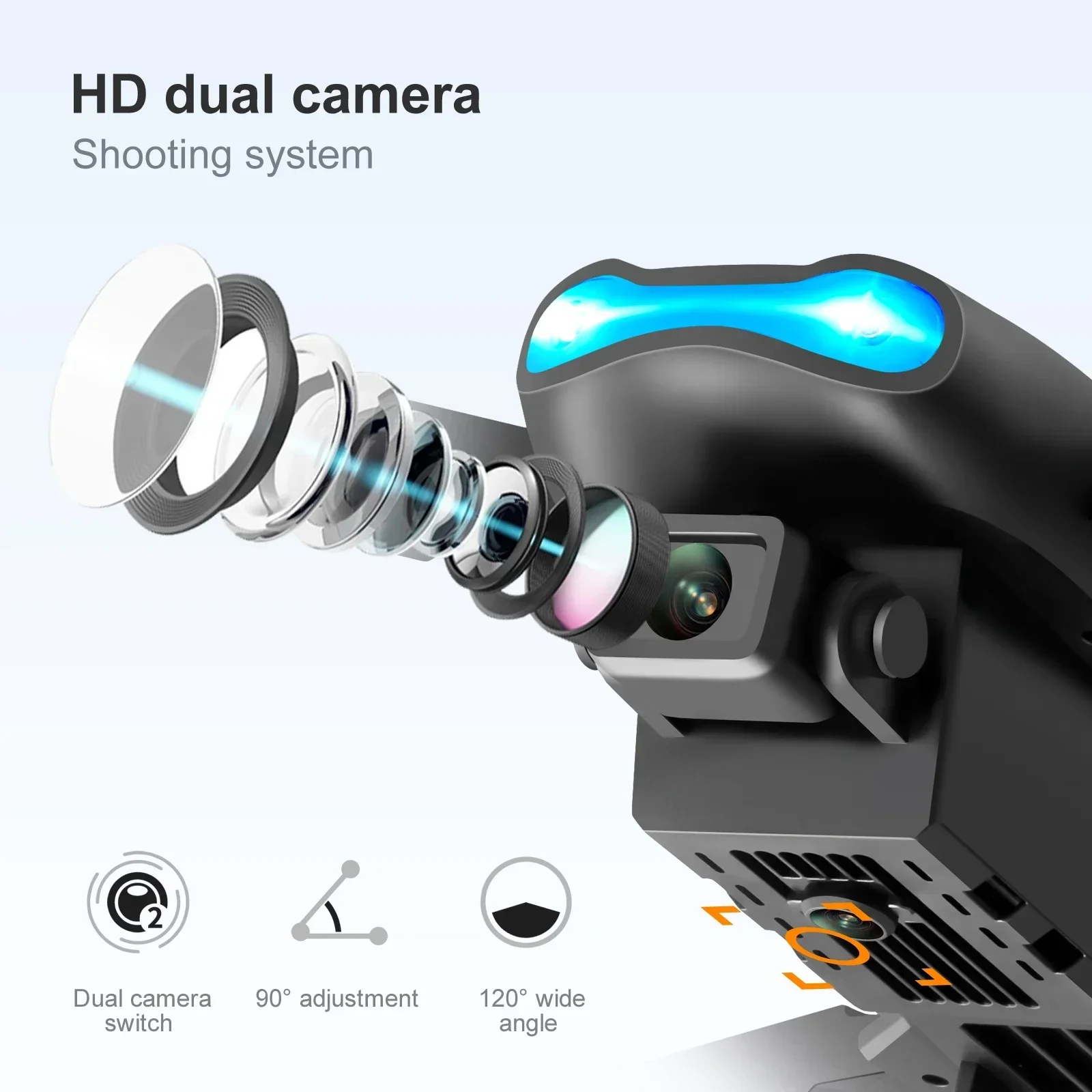 Nowy dron E99 Pro HD 4K z podw – Drone Camera Professional recenzja i cena