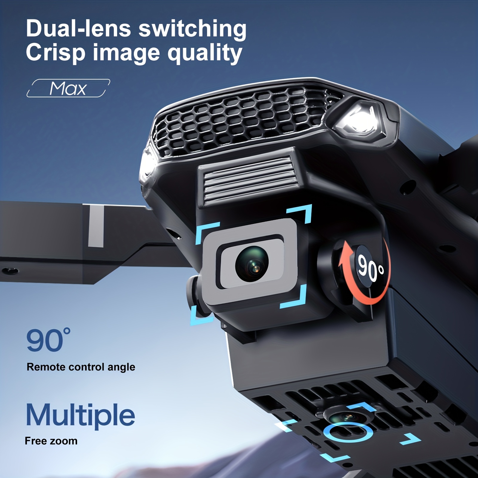 Ulepszony, składany dron E88 P – Drone Camera Professional recenzja i cena